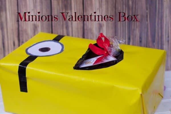 Minions Valentines Day Card Box for School