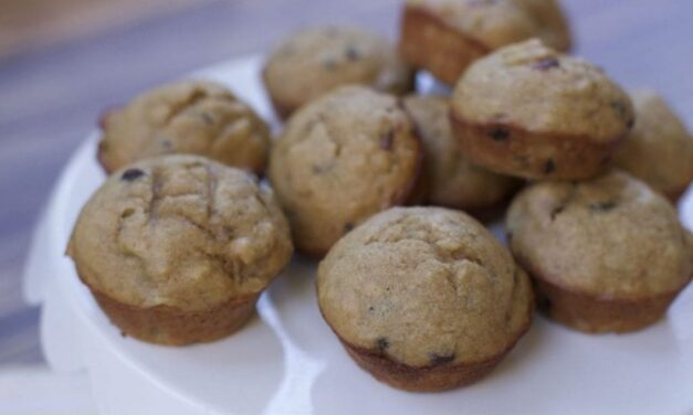 High Protein Peanut Butter Banana Muffins