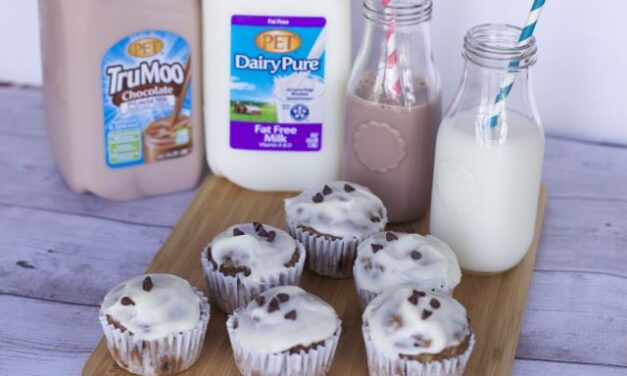 Nutritious After School Snacks: Banana Muffins with Cream Cheese Icing