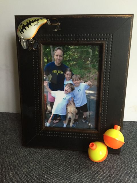 DIY Fathers day hobby frame
