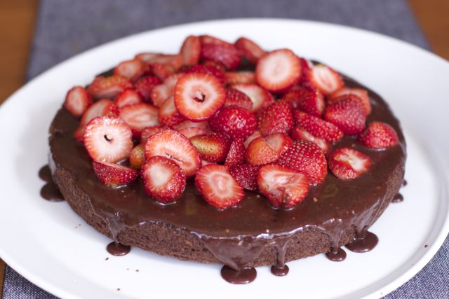 chocolate strawberry cake recipe