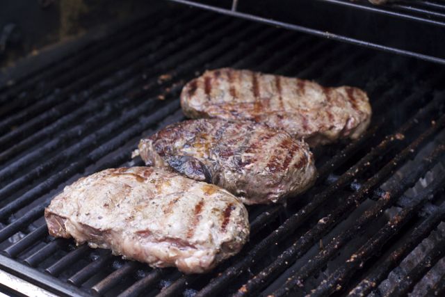 grilled rib-eye steak
