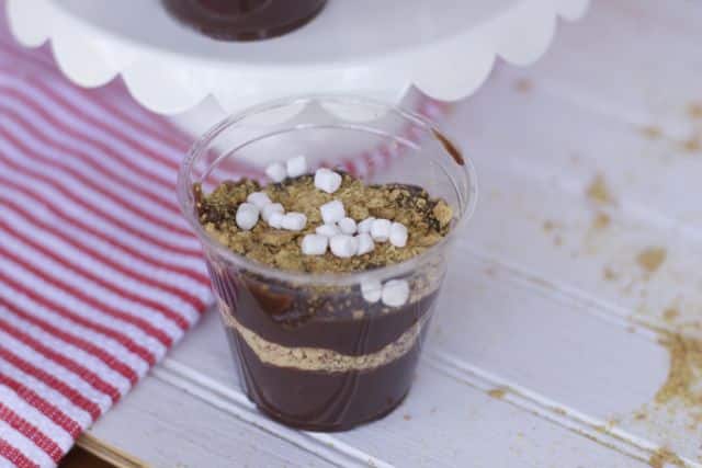 s'mores pudding cups