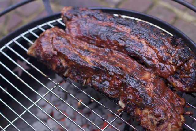 homemade BBQ Sauce is perfect on these super easy Grilled ribs recipe