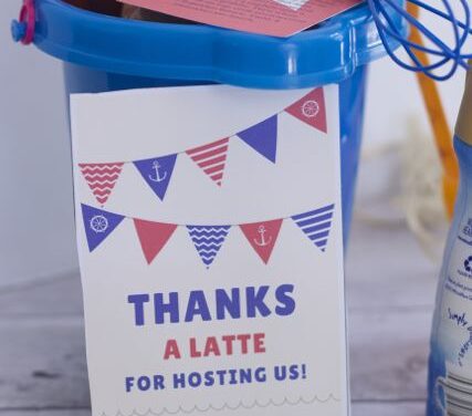 Summer Hostess Gift Ideas: Breakfast in a Sand Bucket