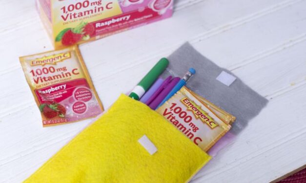 DIY Pencil Pouch-Back to School Teacher Gift