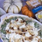 Easy Thanksgiving Side Dishes, Green bean casserole with mashed potato topping