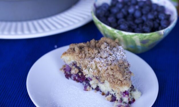Low Fat Blueberry Crumb Cake Recipe