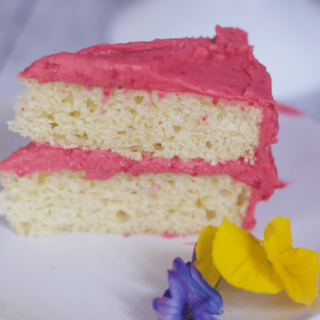 Spring Time Lemon Cake with Raspberry Frosting Recipe