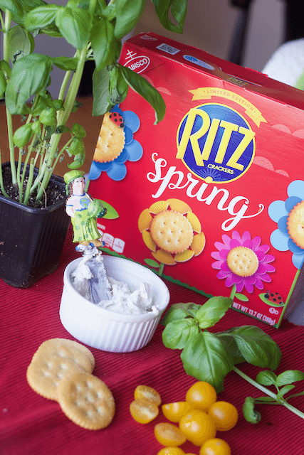 Spring Herb Garden Inspired snacks