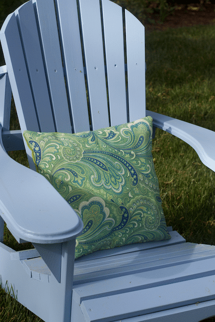 DIY Adirondack Chairs and Double Sided Pillows