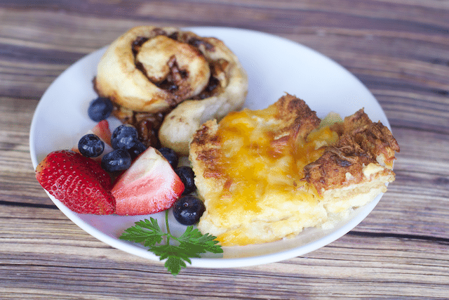 Deliciously Easy Egg and Cheese Overnight Breakfast Casserole with Bread