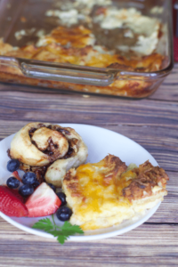 Make ahead breakfast casserole