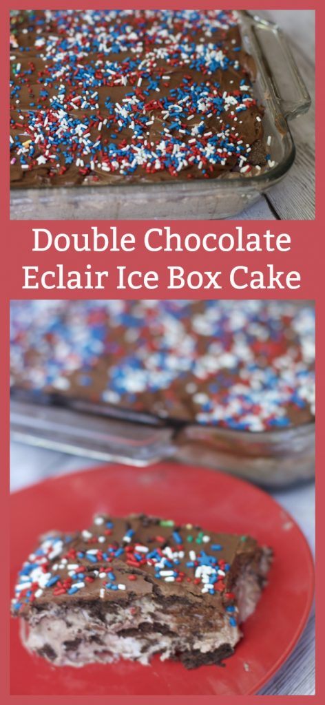 double chocolate eclair icebox cake