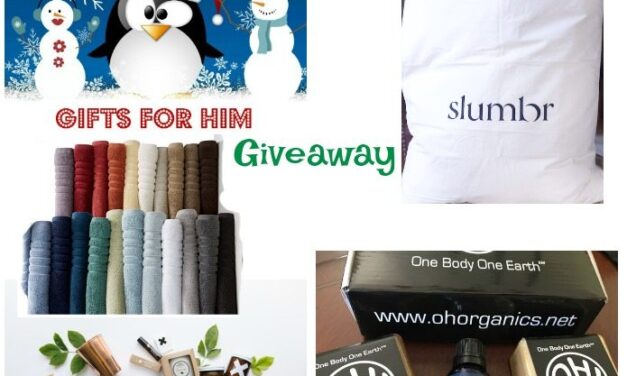 Holiday Gifts for Men Prize Pack