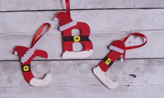 Personalized DIY Santa Letter Ornaments