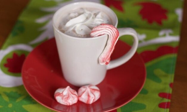 Peppermint Meringue Kisses & Candy Canes