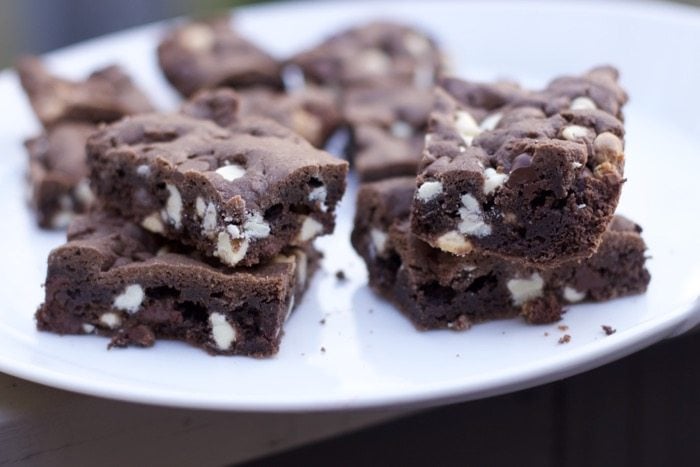 Cookie Bars made from Chocolate Cake Mix