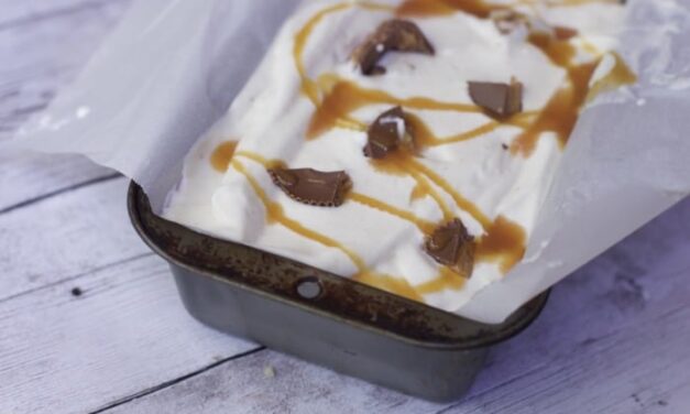 No Churn Ice Cream Recipe:  Peanut Butter Banana Blender Ice Cream