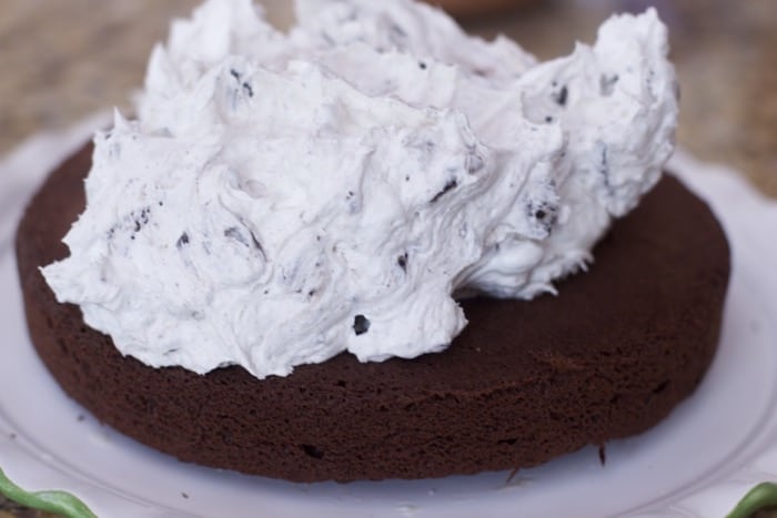 Chocolate Cake with Cookies and Cream Filling ( OREO Cake Recipe)