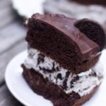 Chocolate Cake with Cookies and Cream Filling ( OREO Cake Recipe)