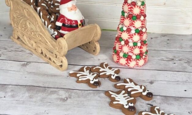 Festive Gingerbread Reindeer Cookies