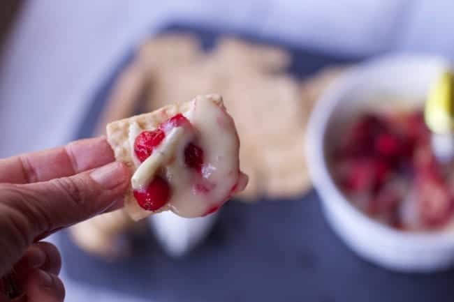 Creamy Baked Brie with Cranberry Compote