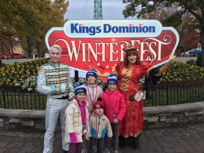 kings dominion Winterfest