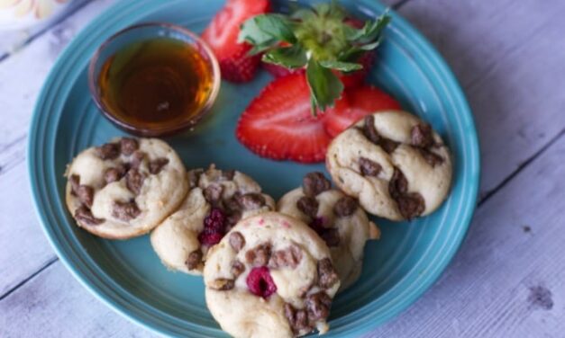 High Protein Mini Sausage Pancake Bites Recipe