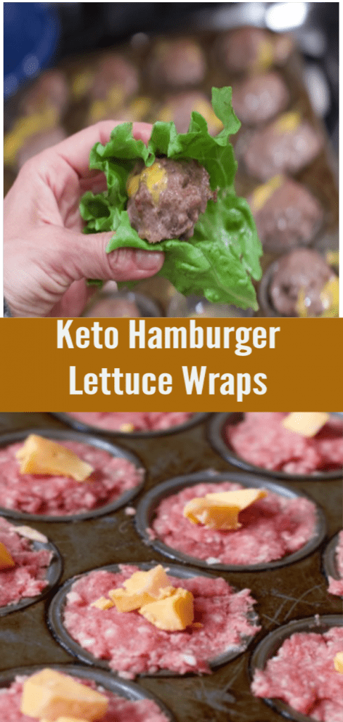 Make these Keto friendly game day snacks. Keto hamburger Lettuce wraps 