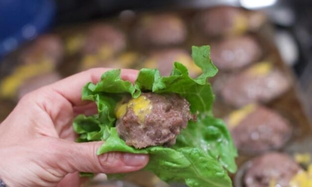 Keto Hamburger Lettuce Wraps: Keto Friendly Game Day Snacks