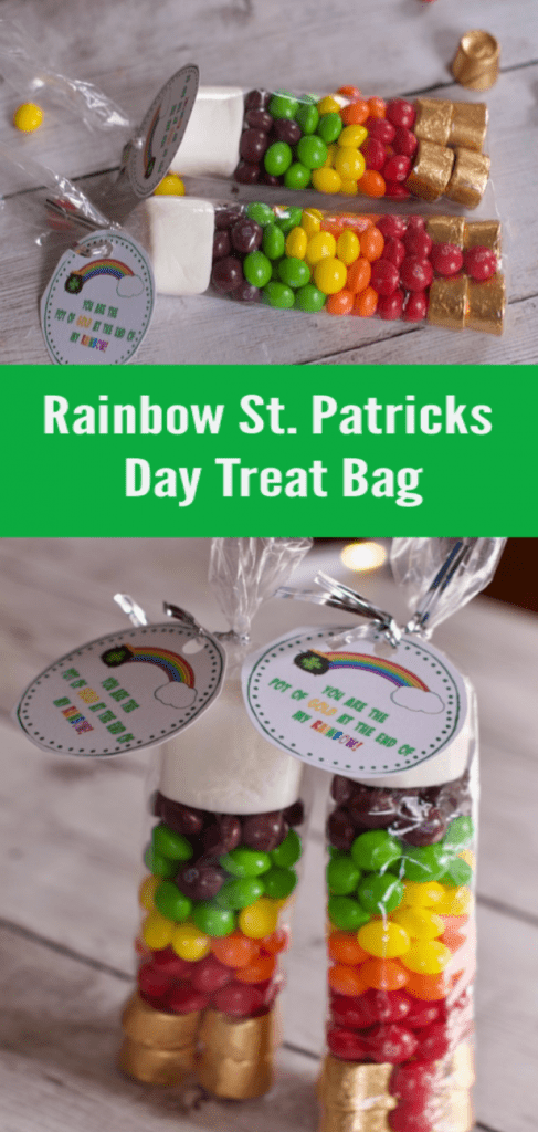 Skittles St Patrick Day Rainbow Treat Bag