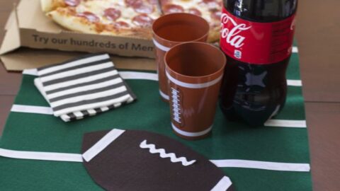 Image for NO Sew Football Field Runner Tutorial