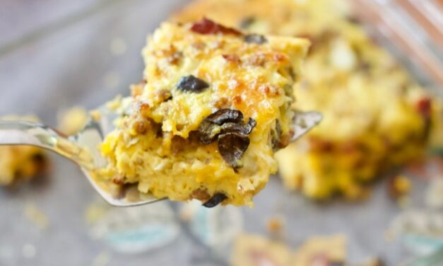 Keto Breakfast Egg Bake Recipe – Low Carb Breakfast Casserole