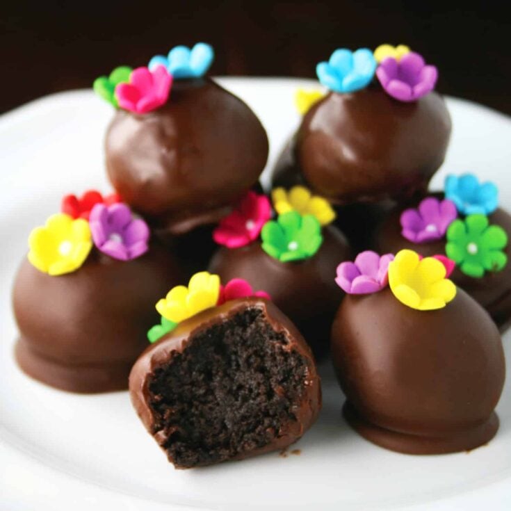 Image for OREO Cookie Balls With Flowers