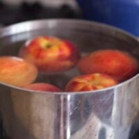 How to Peel A Peach (To Use in Recipes & Freeze)
