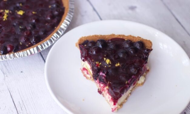 The Best Shortcut Blueberry Cheesecake Pie Recipe