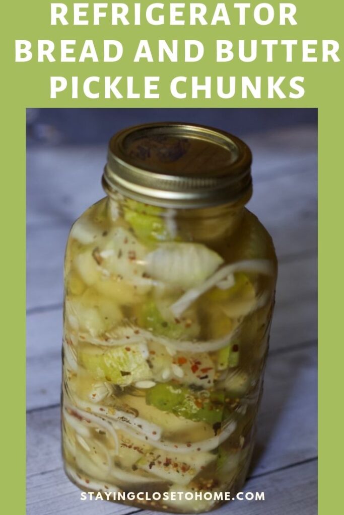 refrigerator Bread and Butter Pickle chunks