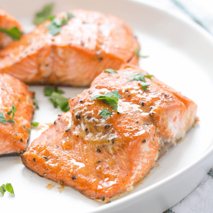 Image for Air Fryer Salmon with Brown Sugar Glaze