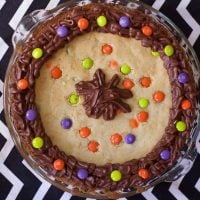 Candy Bar Chocolate Chip Cookie Cake