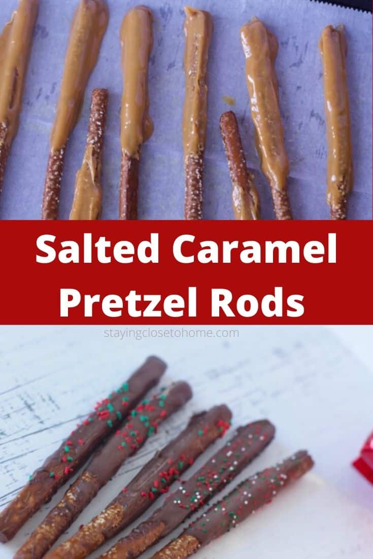 Chocolate Covered Pretzel Rods