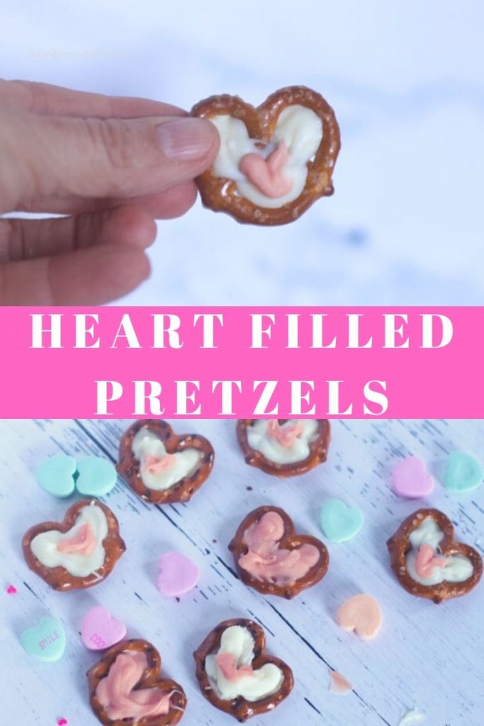 Heart Filled Pretzels