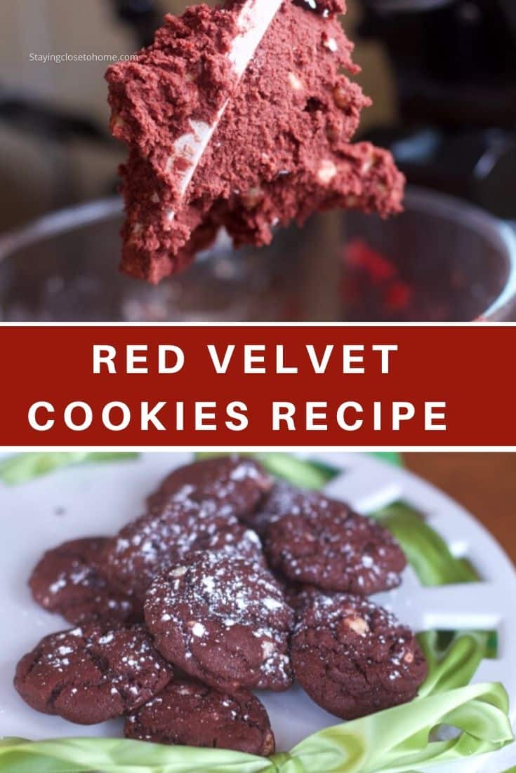 Red Velvet Cookies Recipe Pin