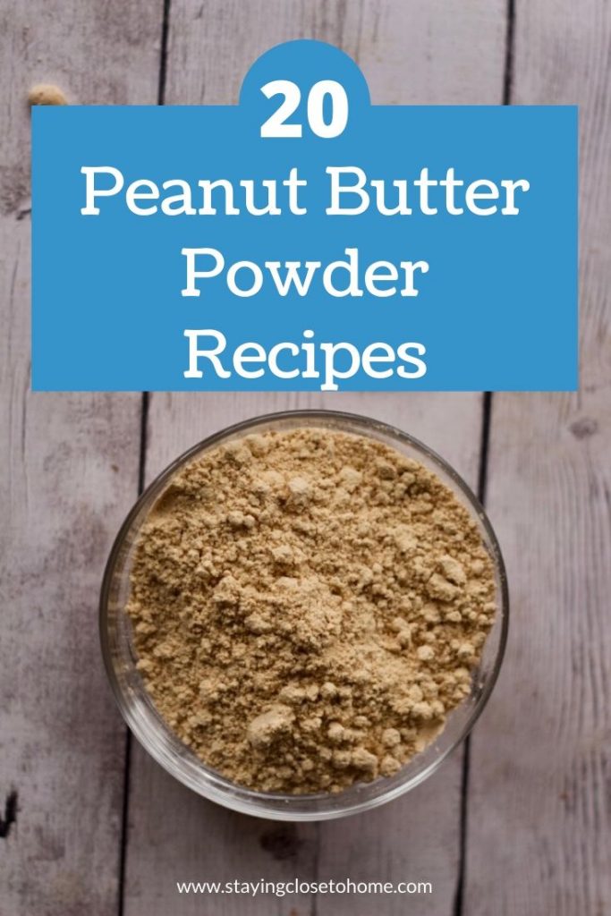peanut powder recipes pin