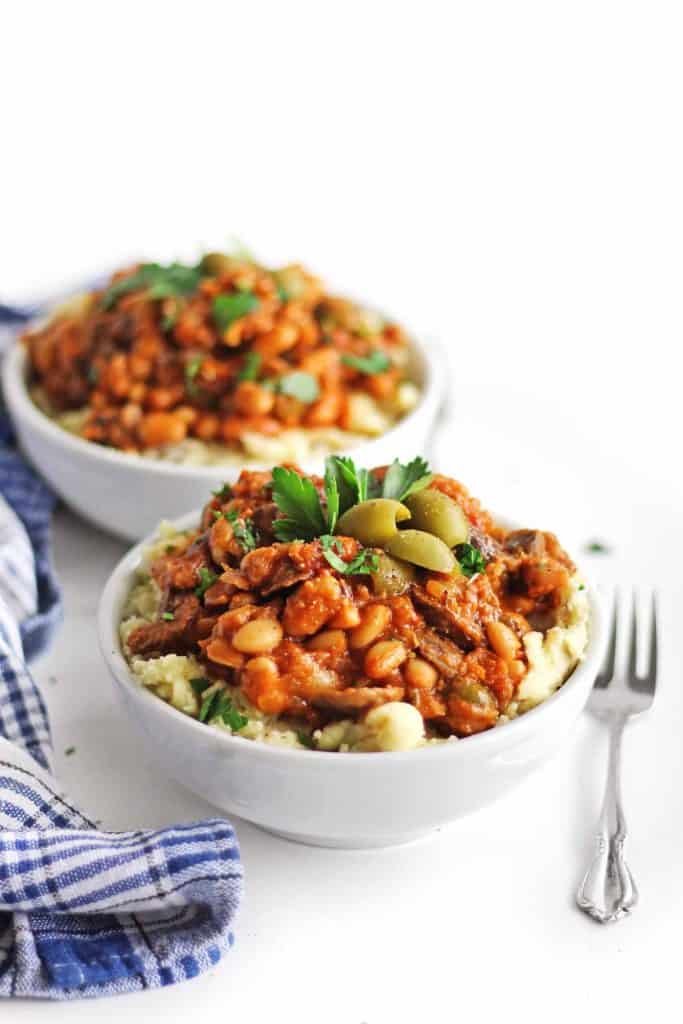 Image for Instant Pot vegetarian cacciatore with white beans