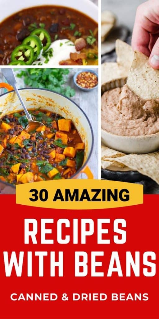 30 Recipes With Beans ( Canned Beans or Dried Bean Recipes)