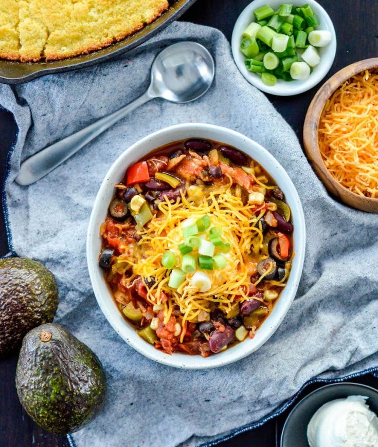 Image for Healthy Crockpot Chicken Chili Recipe