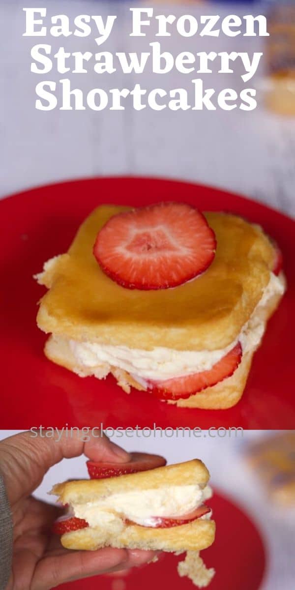 easy frozen strawberry shortcakes