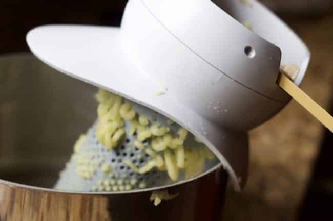 potato ricer and gnocchi
