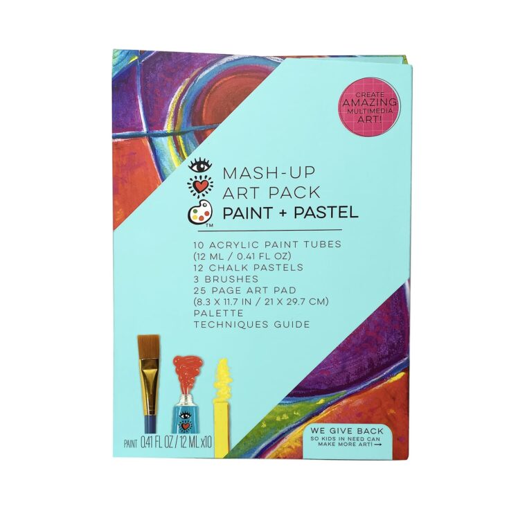 Image for iHeart Art Mash Up Art Pack Paint & Pastel &mdash; Bright Stripes